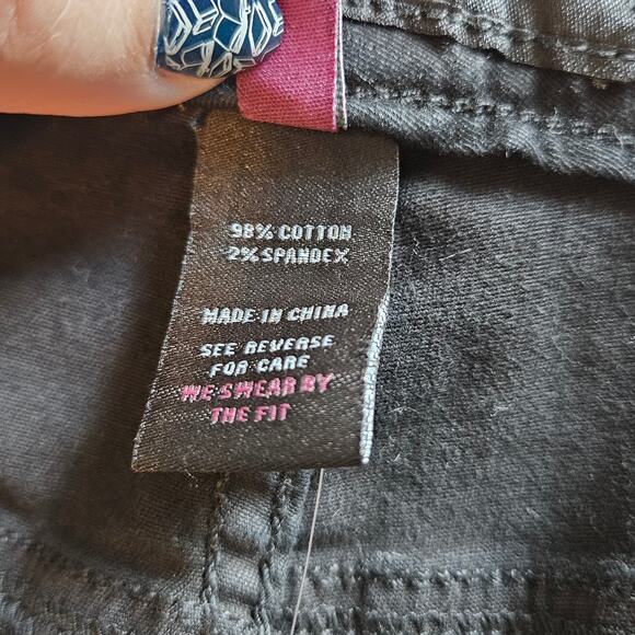 Torrid Black Utility Pants Super Skinny Stiletto Plus 26 Casual Neutral Capsule - Picture 9 of 11